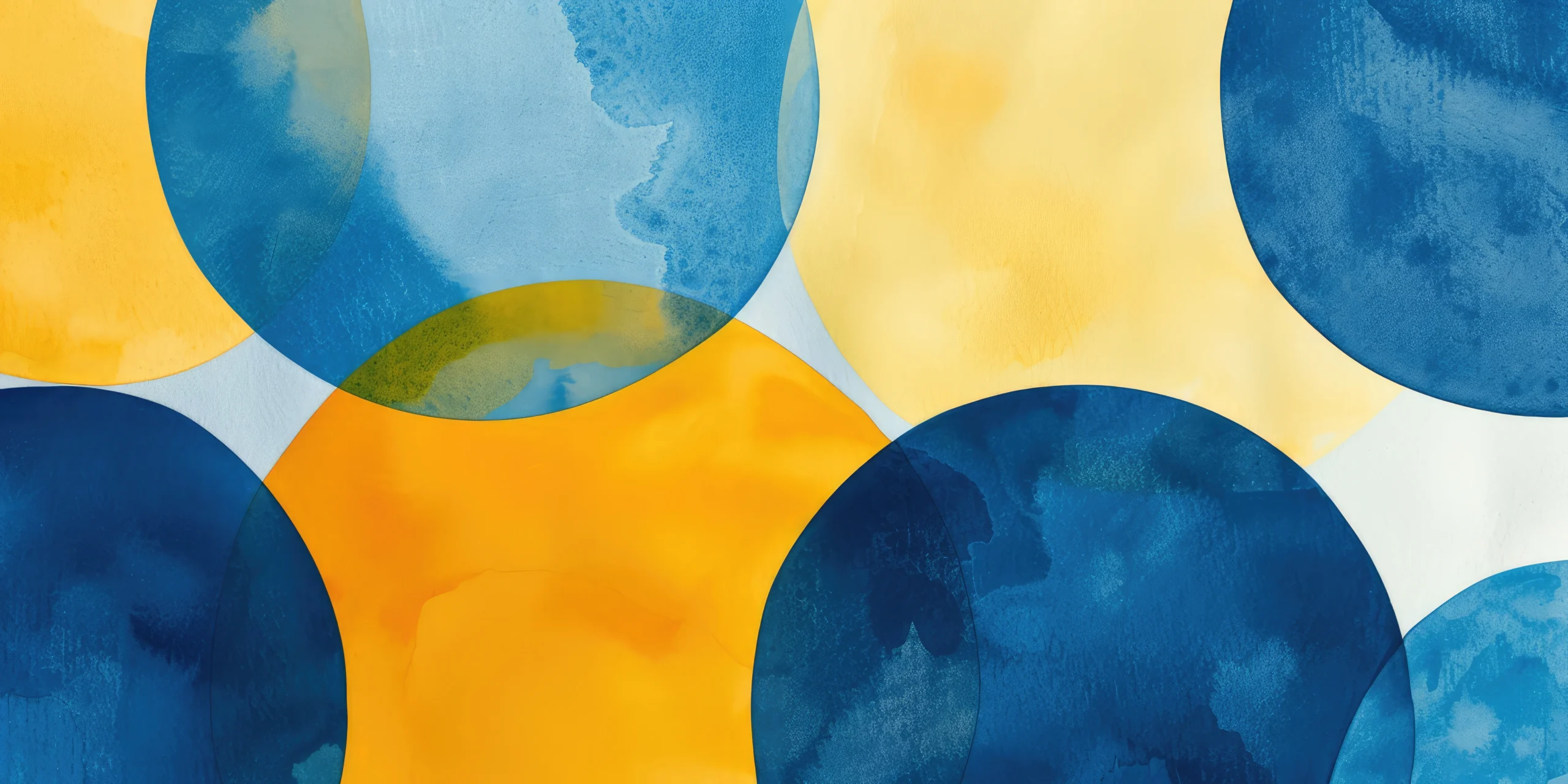 abstract blue yellow watercolor geometric background ai generated illustration (1)2560